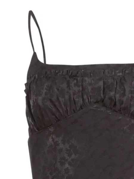 Rochie Fleur Du Mal din jacard de costum negru