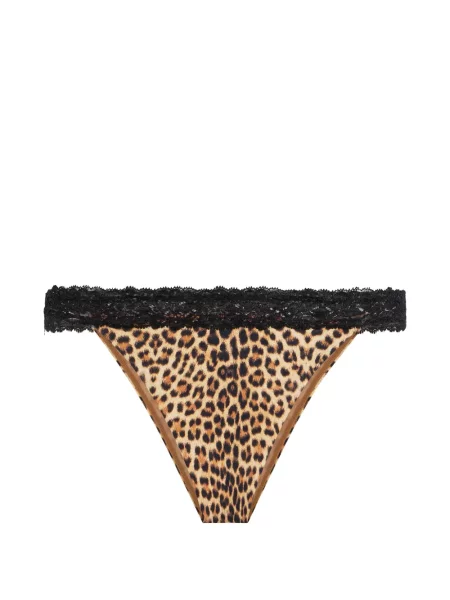 Raštuotas nėriniuotas maudymosi kostiumėlis Roberto Cavalli leopardinis
