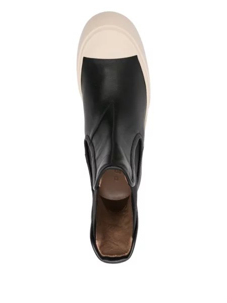 Botine Marni din piele negru