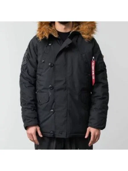 Jakna Alpha Industries Inc. črna