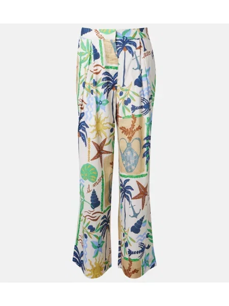 Pantaloni Velvet de catifea cu imagine