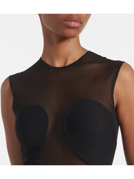 Rochie maxi Alaïa de costum negru