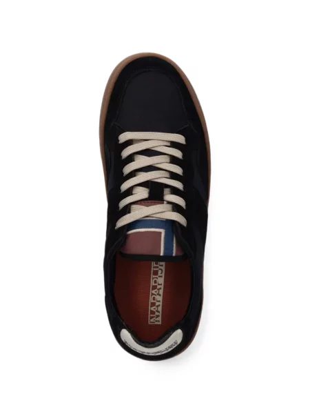 Sneakers Napapijri σουέντ μαύρο