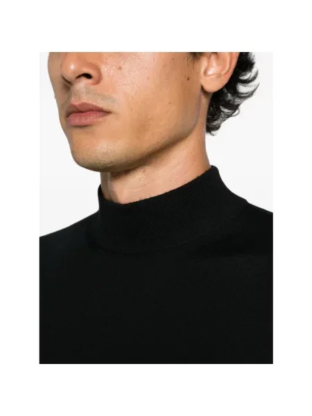 Sweter z golfem Tom Ford wełniany do golfa czarny