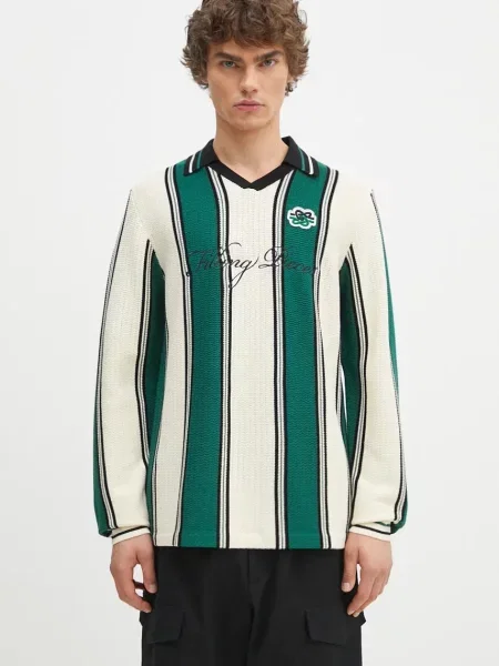 Пуловер Filling Pieces Knit Football Jersey зелено