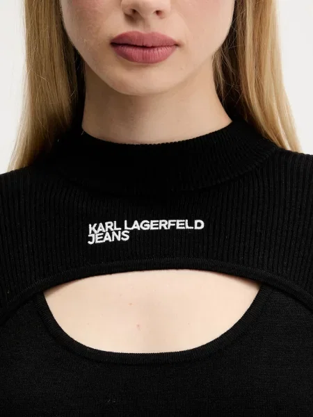 Легкий свитер Karl Lagerfeld Jeans черный