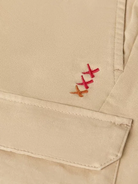 Scotch & Soda Szorty Cargo beige beżowe