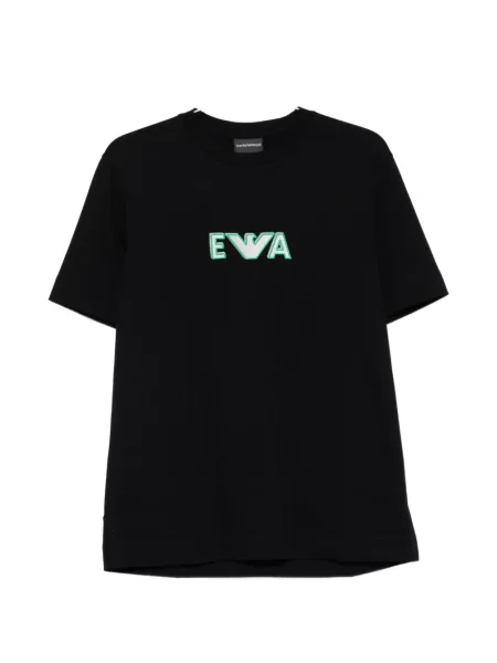 Tricou Emporio Armani cu autograf negru