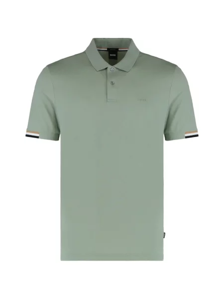 Polo Boss cu dungi verde