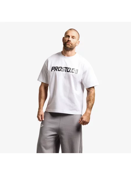 Tricou Prosto T-shirt Mono Sport White L alb