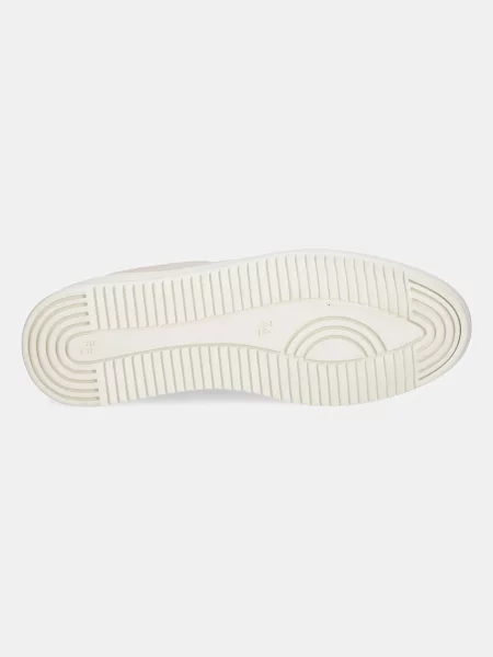 Замшевые кроссовки Filling Pieces бежевые