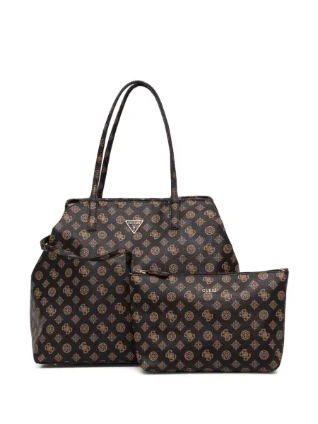 Geantă shopper Guess maro