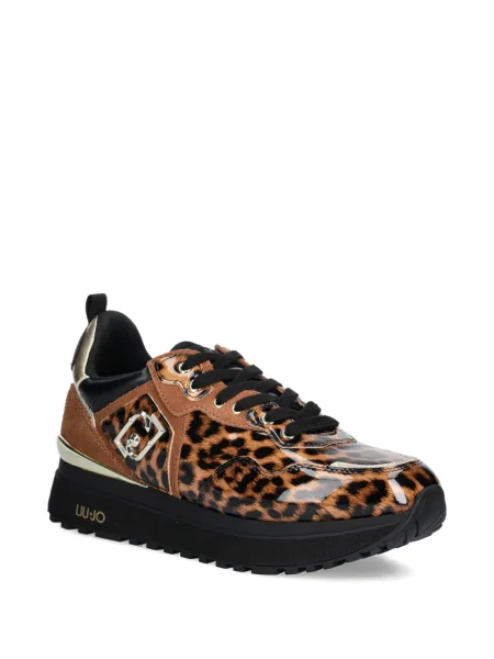 Sneakerși Liu Jo cu imagine cu model leopard maro