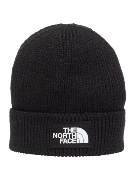 Sapka The North Face Tnf Logo Box Cuffed Beanie Black OS fekete