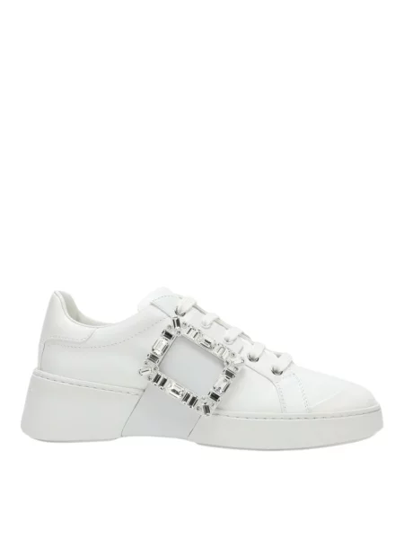 Sneakersy Roger Vivier skórzane białe