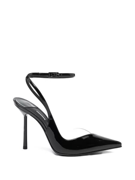 Cropp pantofi cu toc Le Silla cu bretele negru