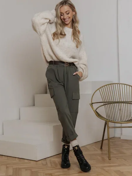 Δερμάτινη φούστα Edoti με μήκος μέχρι το γόνατο μαύρο