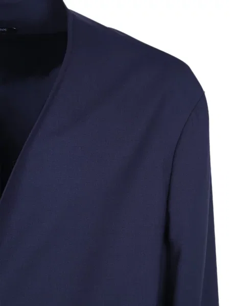 Dvouřadé sako Emporio Armani modré