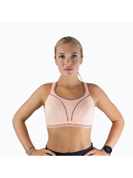 Бягане сутиен Shock Absorber розово