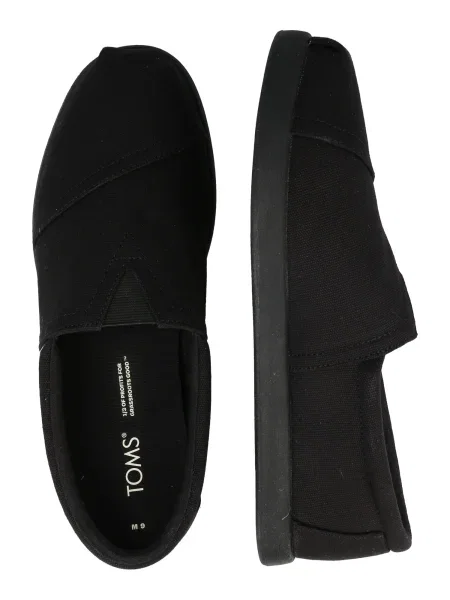 TOMS Espadrile črna