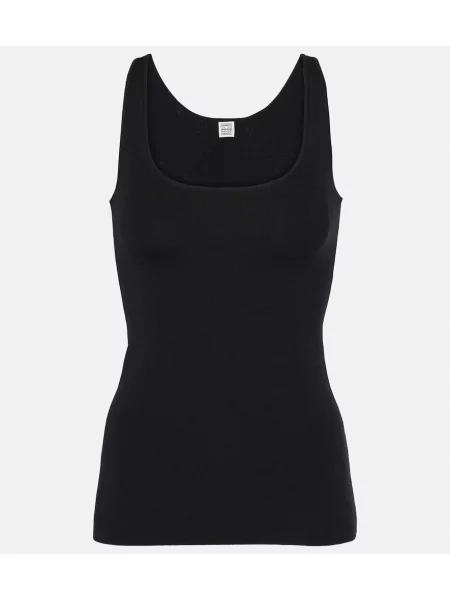 Top Toteme din jerseu negru