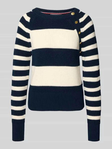 Sweter z dzianiny o kroju regular fit z czystej bawełny Tommy Hilfiger