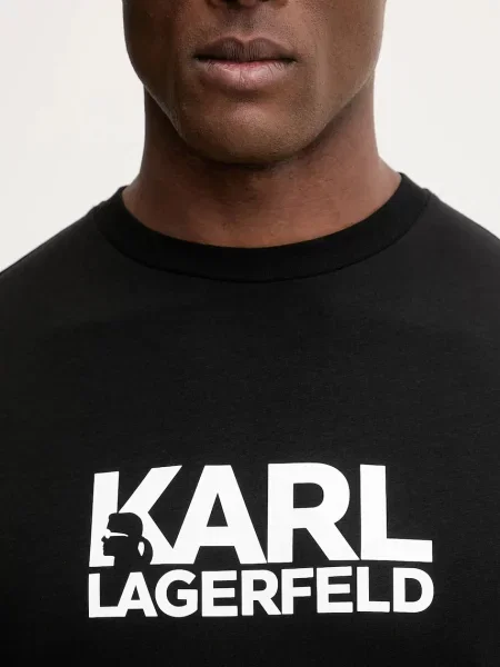 Футболка Karl Lagerfeld з принтом чорний
