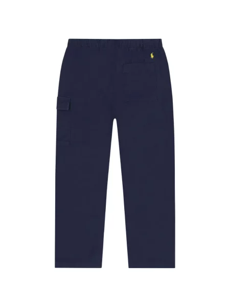 Spodnie cargo dziecięce Polo Ralph Lauren niebieskie