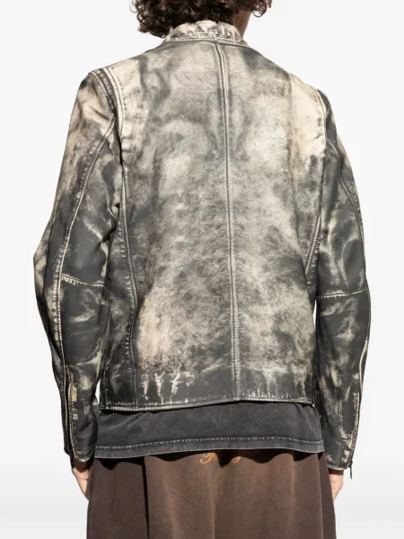 Geanta de piele Diesel negru