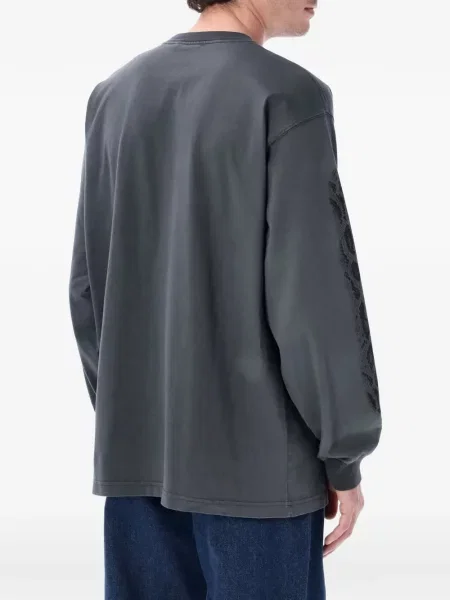 Тениска Carhartt Wip със змийски принт черно