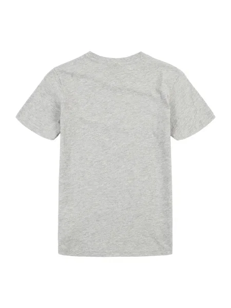 Champion Authentic Athletic Apparel Majica svetlo siva / ognjeno rdeča / črna bela