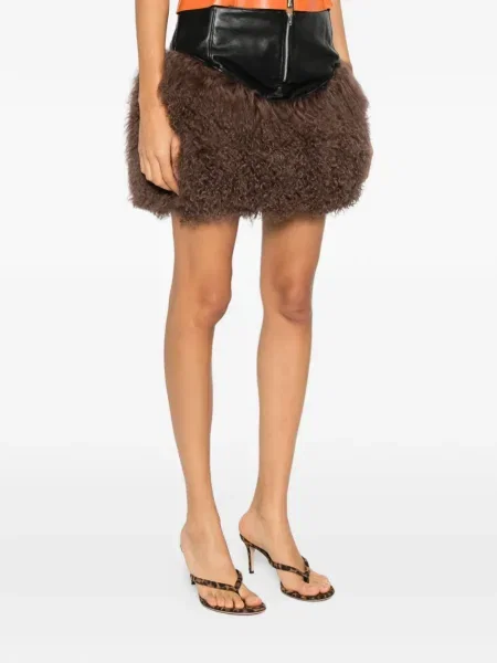 Spódnica Cowboys Of Habit brązowa