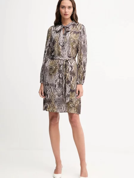 Marc Aurel sukienka mini rozkloszowana zielony