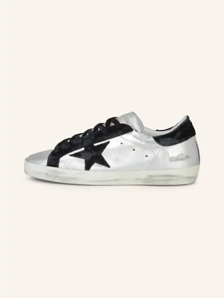 Golden Goose Sneakersy Super-Star Classic stříbrná černá