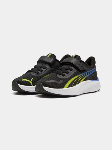 Дитячі Кросівки повсякденні PUMA Pounce Lite Ac+ Ps комбінований верх чорний