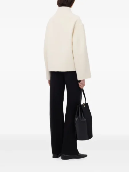 Kurtka Loulou De Saison dwurzędowa biała