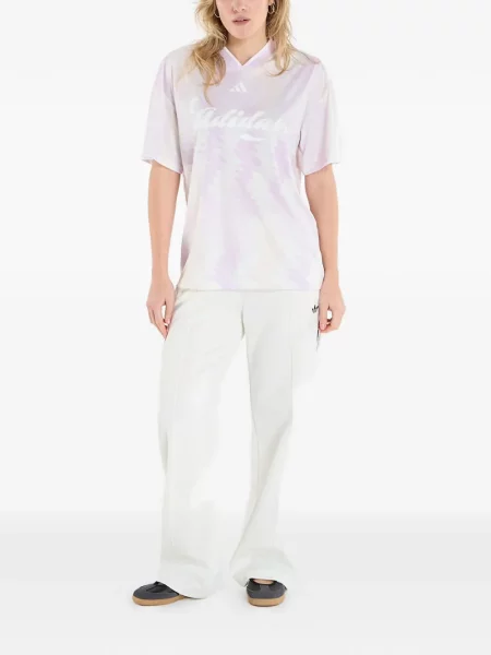 Dlouhé běžecké boty Adidas Terrex s krátkými rukávy s výstřihem do v černé