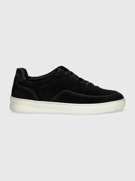 Замшевые кроссовки Filling Pieces черные