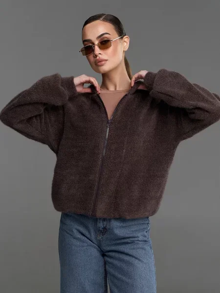 Худи Issa Plus коричневое