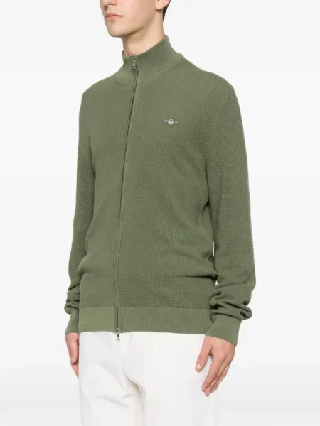 Cardigan Gant tricotate verde