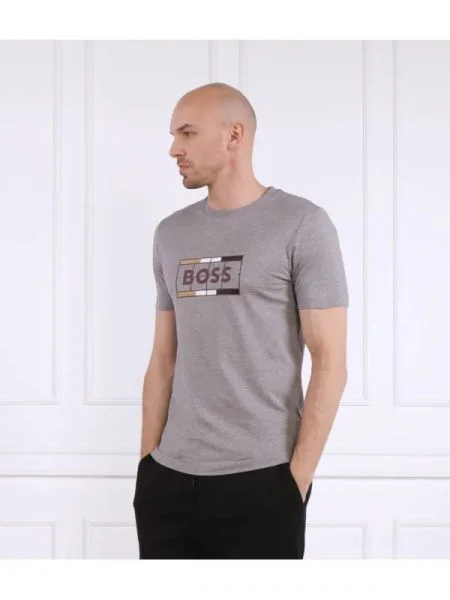BOSS BLACK Tricou Tessler negru