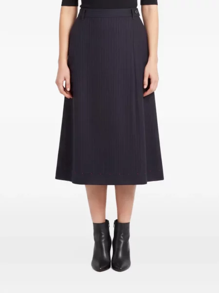 Csíkos midi szoknya Weekend Max Mara kék