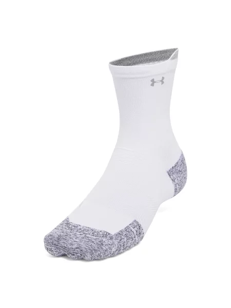 Светоотражающие носки Under Armour для бега белые