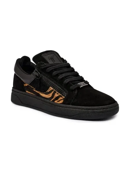 Giuseppe Zanotti Sneakers | piele întoarsă negru