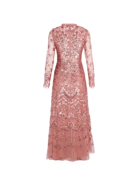 Rochie Needle & Thread cu paiete roz