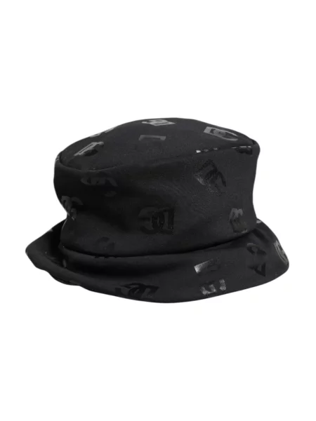 Kapelusz Dolce And Gabbana z logo czarny