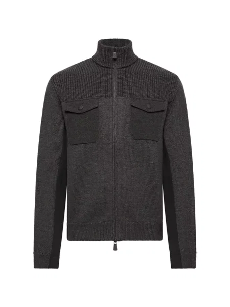 Kardiganas Moncler Grenoble pilka