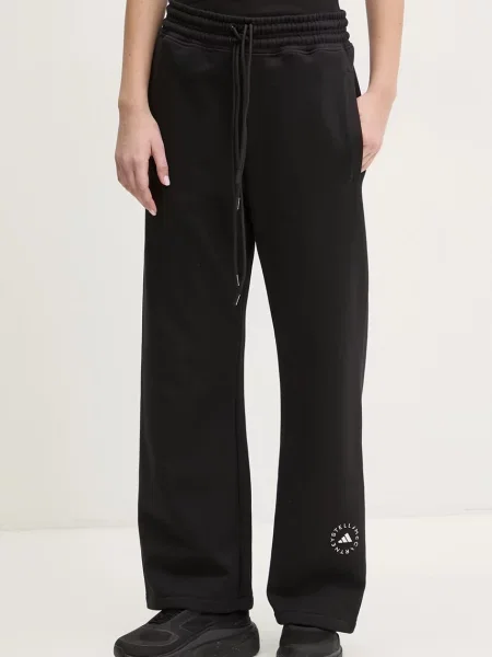 Панталон Adidas By Stella Mccartney с принт черно