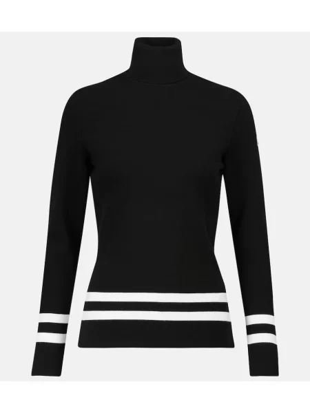 Heláncă Fusalp cu dungi tricotate alb