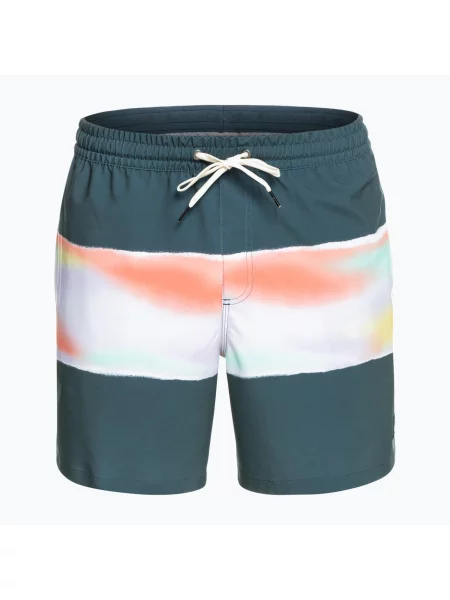 Мъжки къси панталони за плуване Quiksilver Surfsilk Air-Brush Volley тъмносини синьо